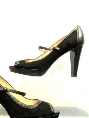 Kate Spade Black Peep Toe Pumps - Size 9